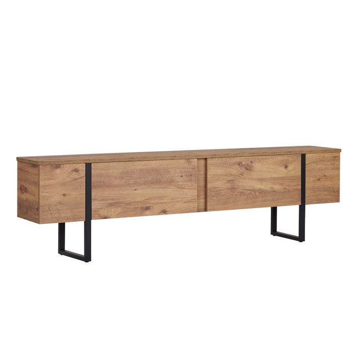 Nordure Mueble para TV Onera - Pino Atlántico, Negro